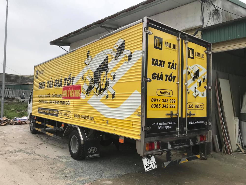 xe taxi tải chở hàng tại Vinh